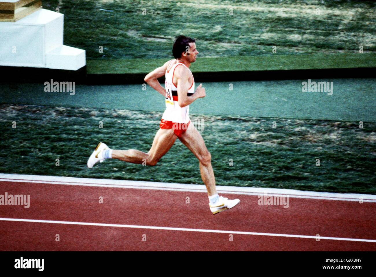Leichtathletik 1984 Los Angeles Olympia Marathon Stockfotografie