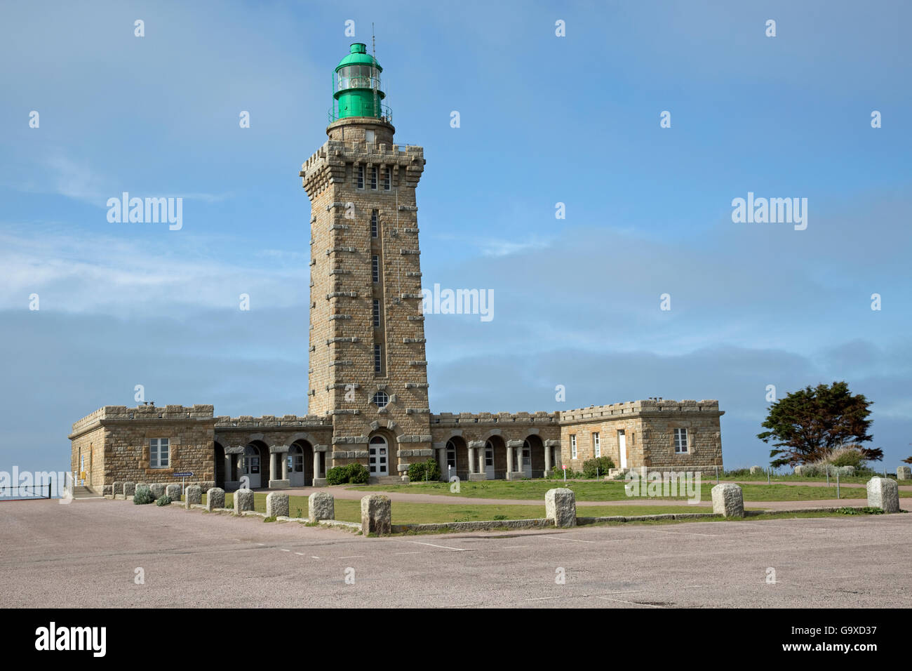 Cap Frehel Leuchtturm Costa Smeralda Bretagne Frankreich Stockfoto