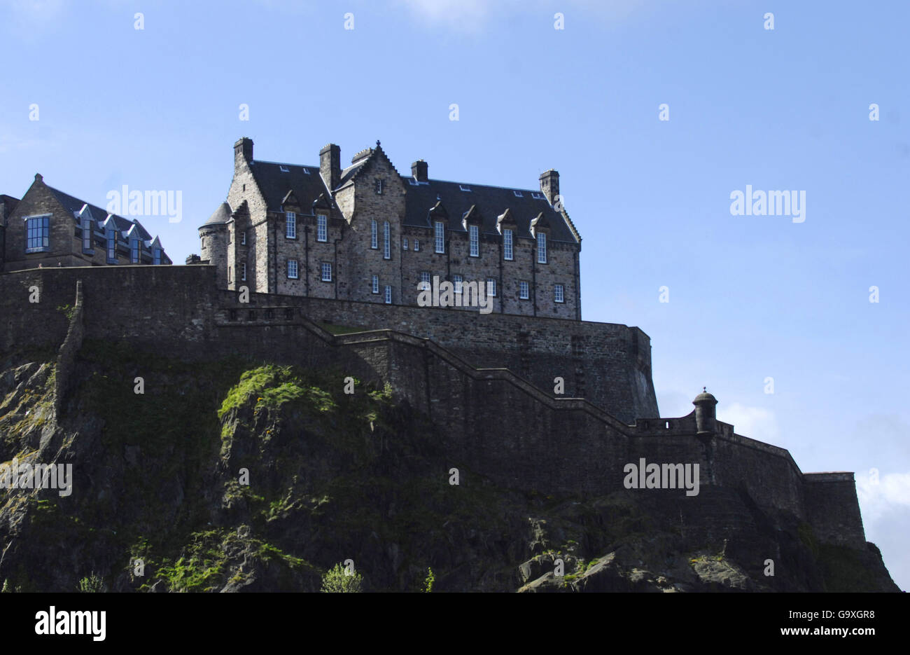 Edinburgh Castle - Schottland. Eine allgemeine Ansicht des Edinburgh Castle. Stockfoto