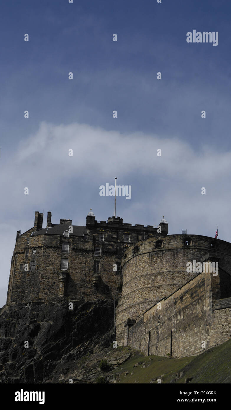 Eine allgemeine Ansicht des Edinburgh Castle. Bilddatum: Sonntag, 06. Mai 2007. BILDNACHWEIS SOLLTE DANNY Lawson / PA Wire LESEN Stockfoto