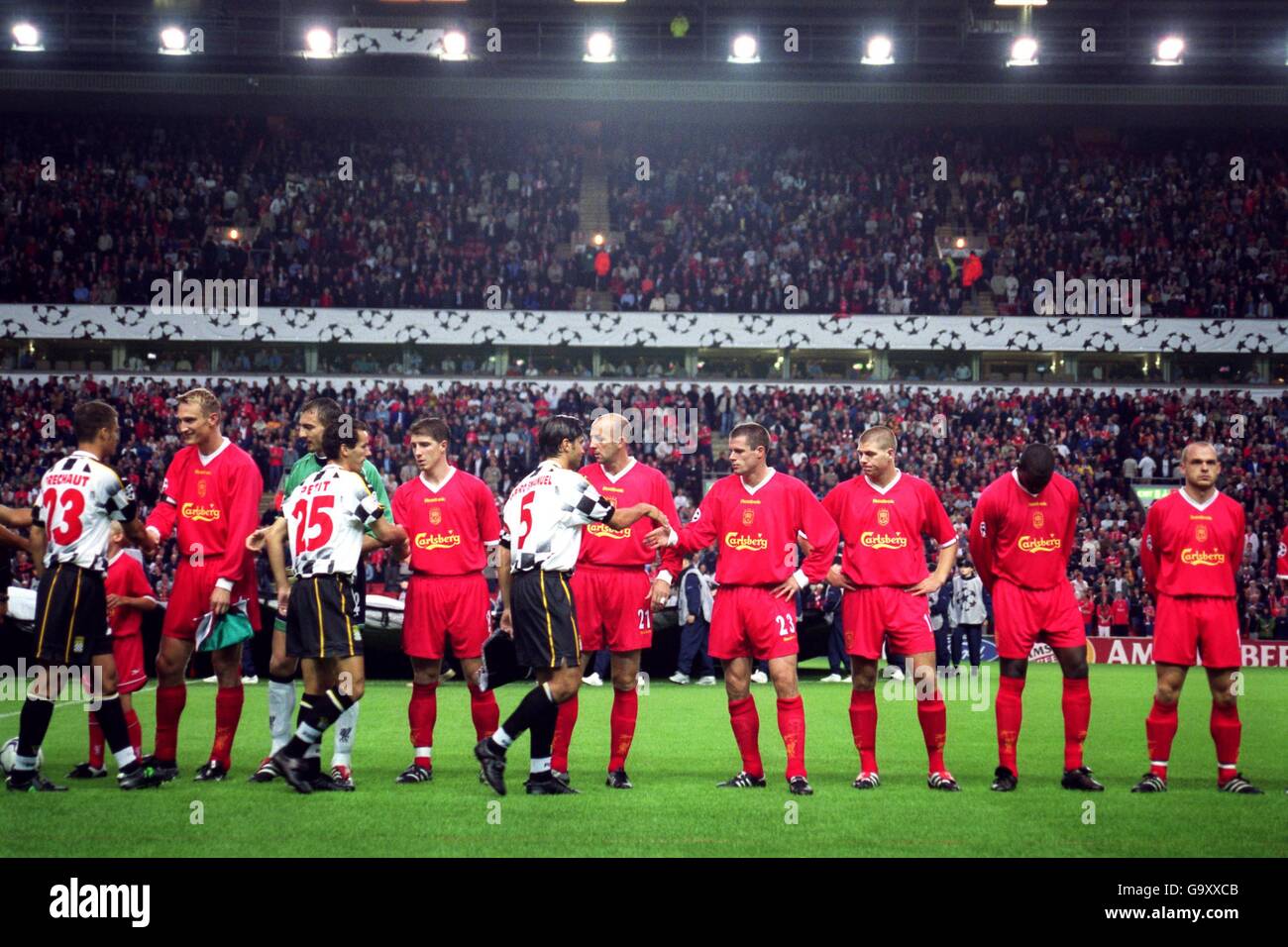 Fußball - UEFA Champions League - Gruppe B - Liverpool V Boavista Stockfoto