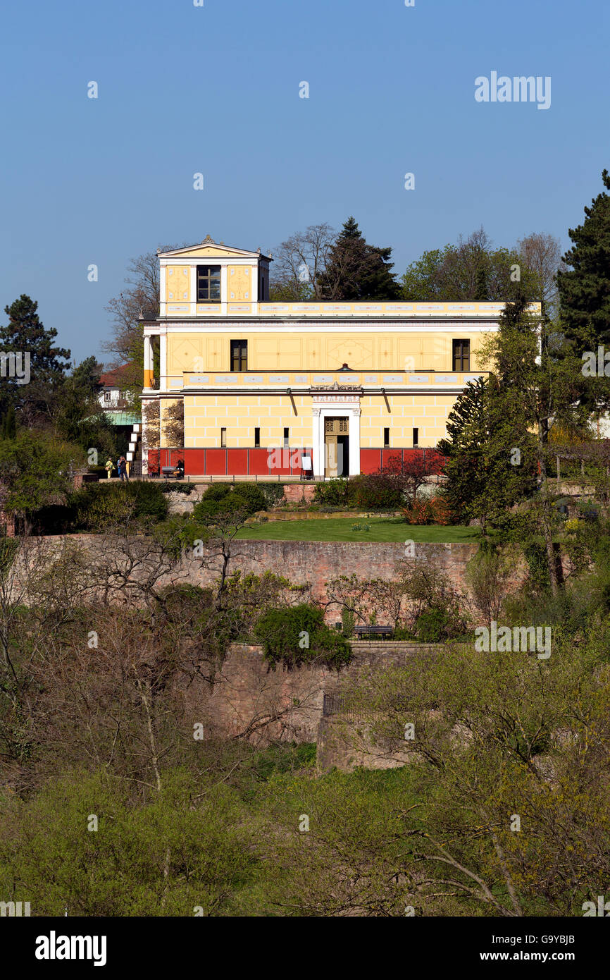 Pompejanum am hohen Ufer des Mains, Aschaffenburg, untere Franken, Bayern, Deutschland Stockfoto