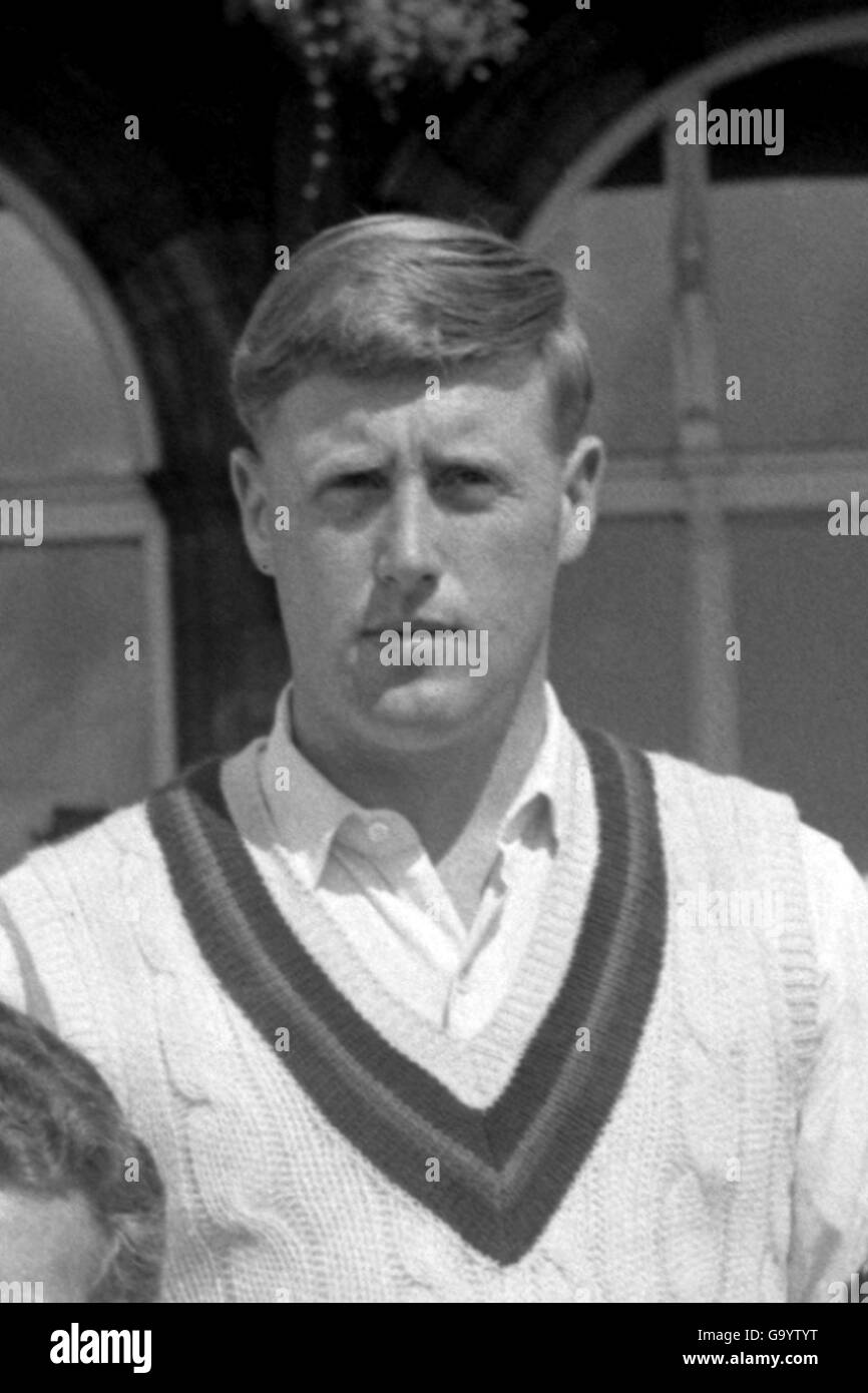 Cricket, Peter Marner. Lanchashire rechter Batsman Peter Marner Stockfoto