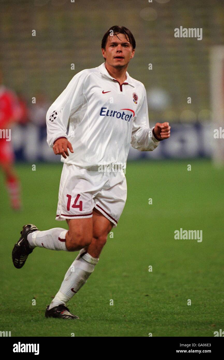 Fußball - UEFA Champions League - Gruppe H - Bayern München / Sparta Prag. Libor Sionko, Sparta Prag Stockfoto