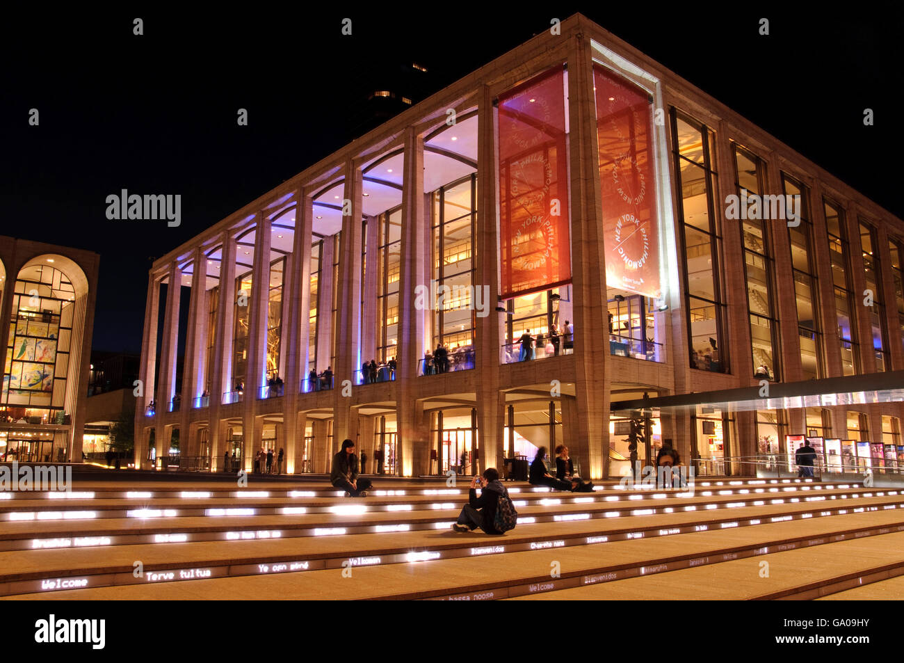 Das renovierte Lincoln Center for Performing Arts, Broadway, New York City, New York, USA Stockfoto