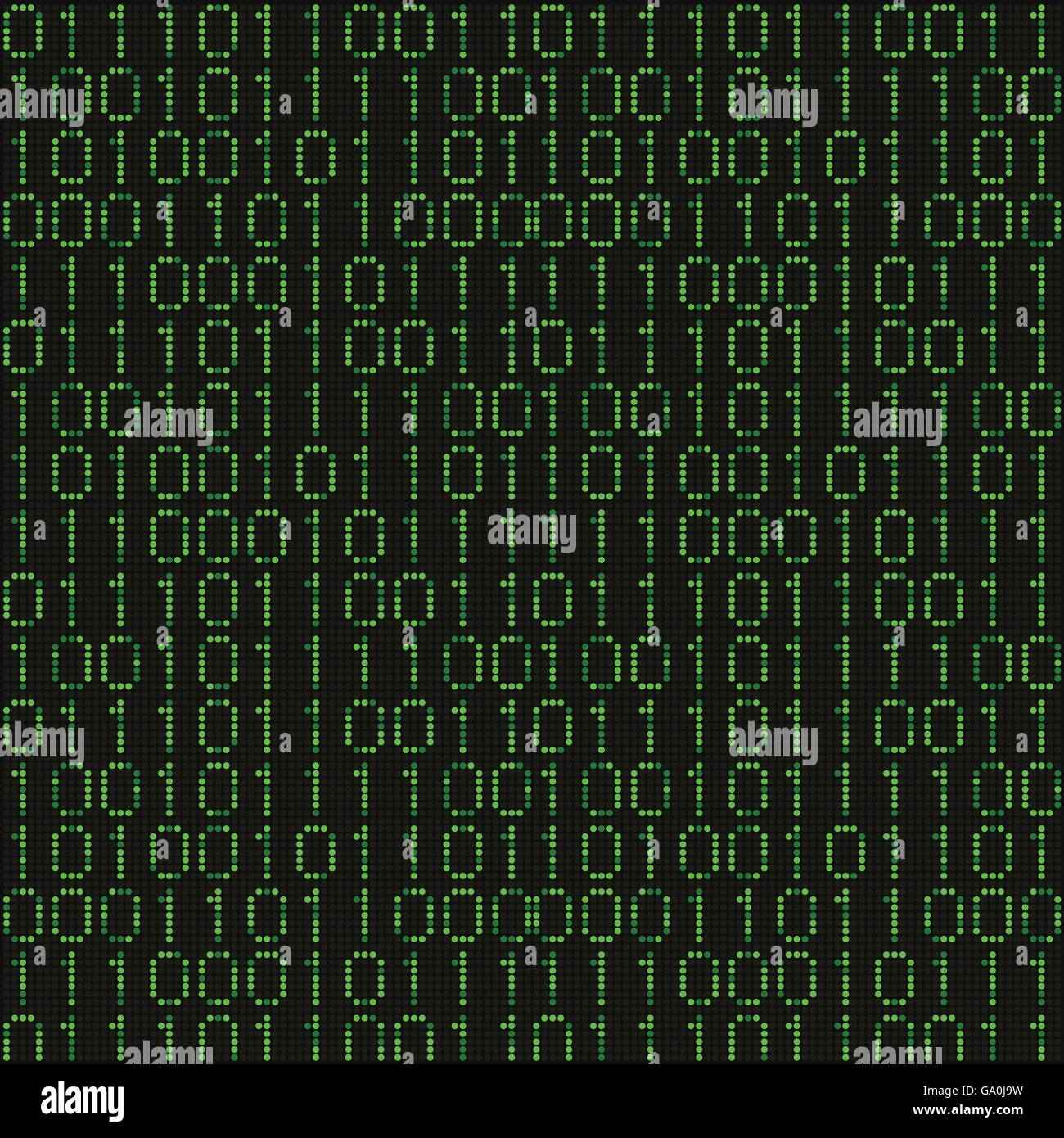 Grünen Matrix Hintergrund Stock Vektor