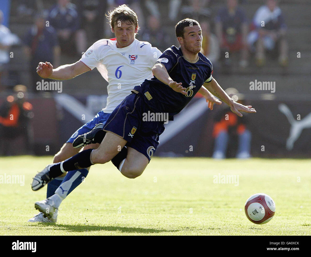 Fußball - Euro 2008-Qualifikation - Gruppe B - Faroe Insel V Schottland - Svangaskard Stadion Stockfoto