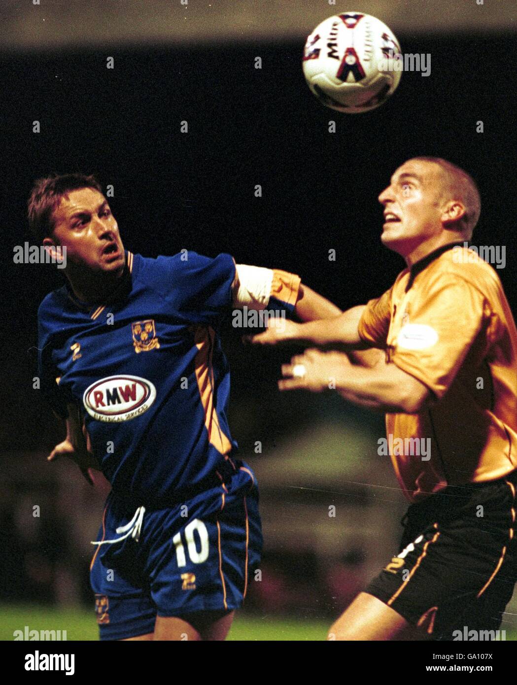 Fußball - bundesweite Liga Division Three - Shrewsbury Town V Hull City Stockfoto