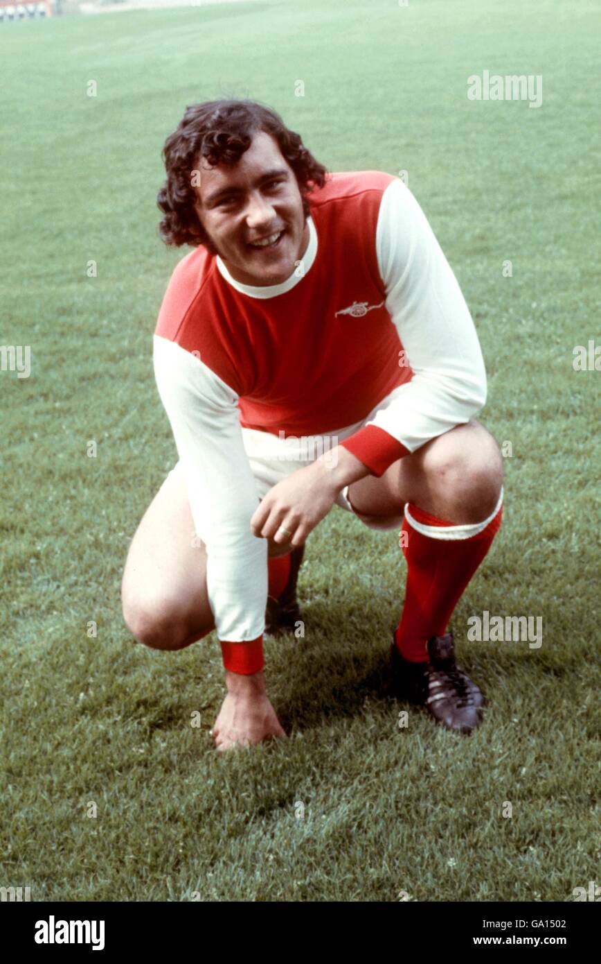 Fußball - Football League Division One - Arsenal Photocall. Ray Kennedy, Arsenal Stockfoto