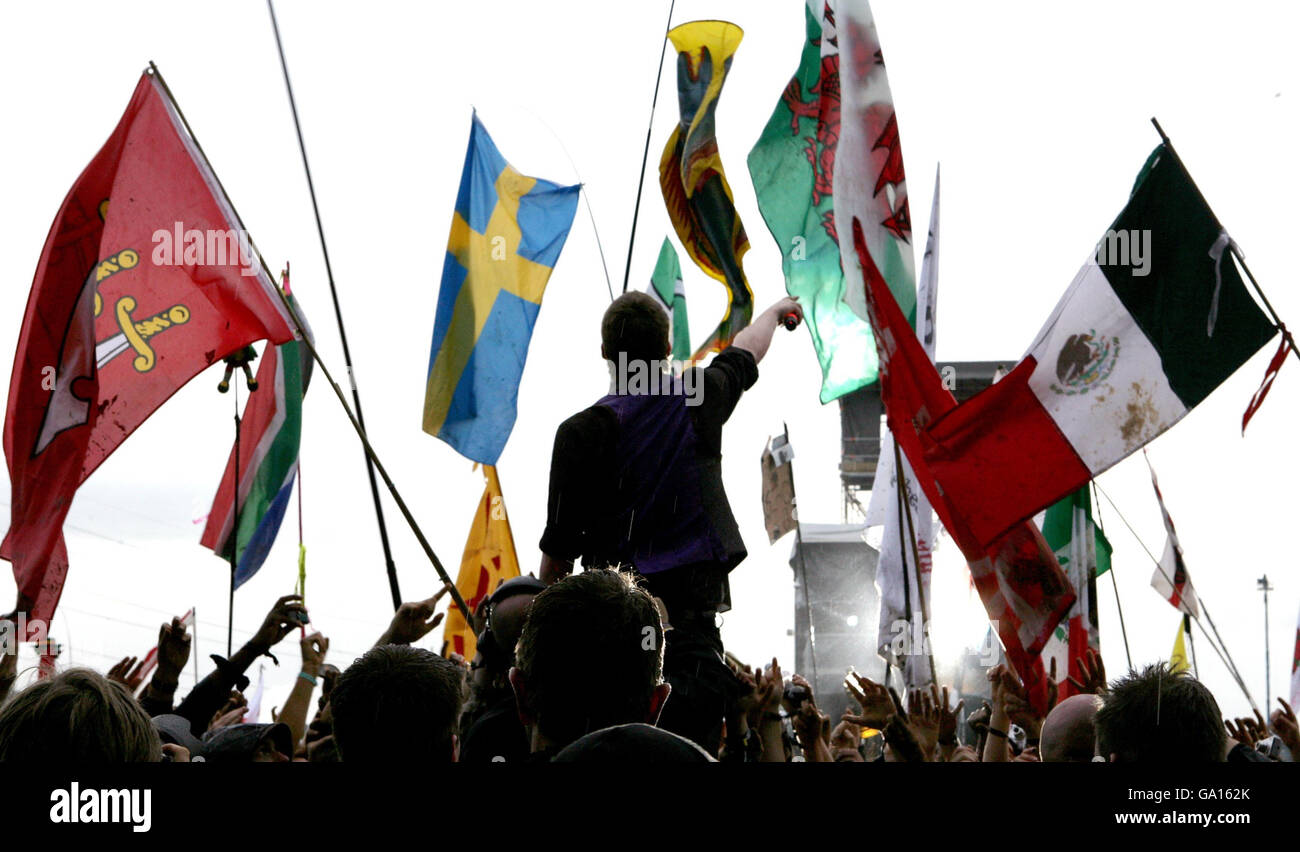 Glastonbury Festival 2007 - Worthy Farm - Pilton, Somerset Stockfoto