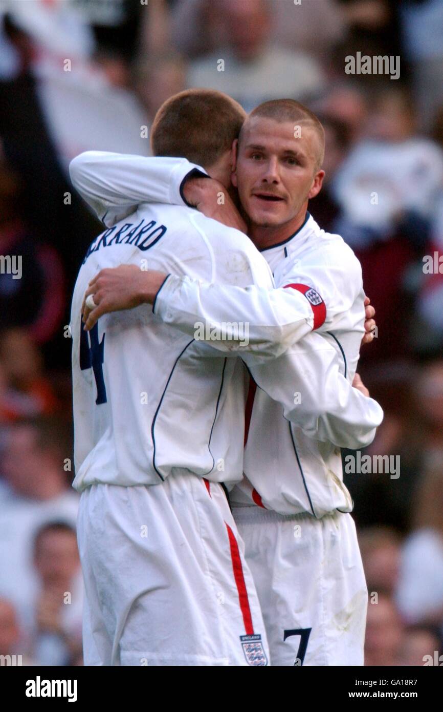 Fußball - Welt Cup 2002 Qualifier - Gruppe neun - England V Griechenland Stockfoto