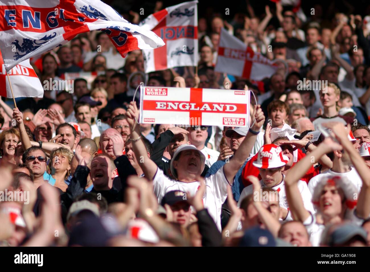 Fußball - Welt Cup 2002 Qualifier - Gruppe neun - England V Griechenland Stockfoto