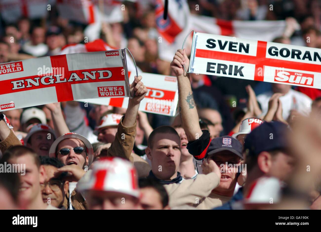 Fußball - Welt Cup 2002 Qualifier - Gruppe neun - England V Griechenland Stockfoto