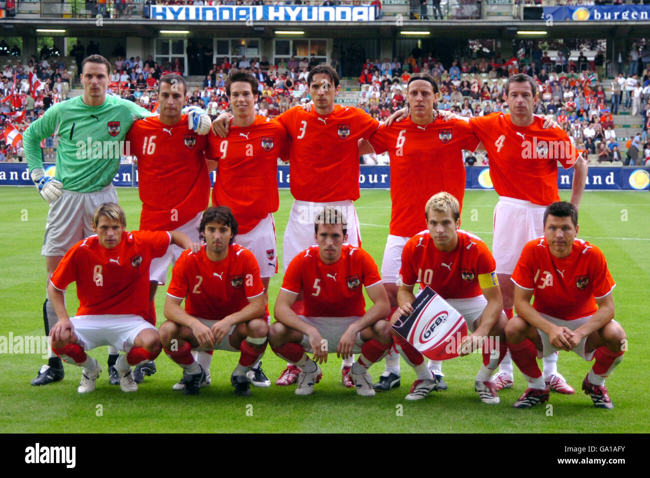 Fußball - internationale Freundschaftsspiele - Österreich gegen Paraguay - Gerhard Hanappi Stadion Stockfoto