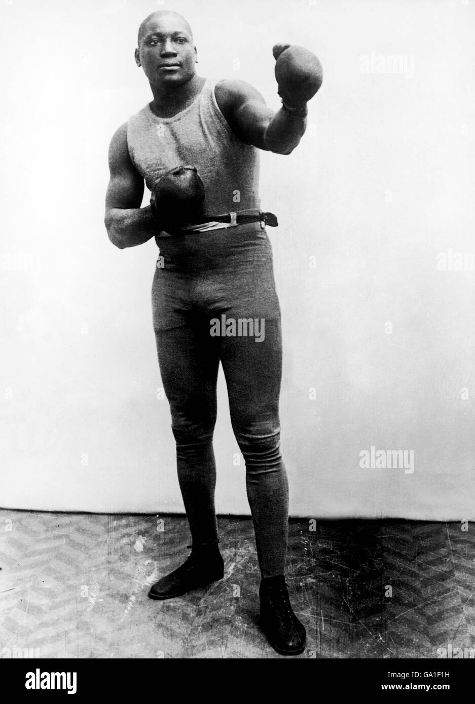 Boxen - Schwergewicht - Jack Johnson Stockfoto