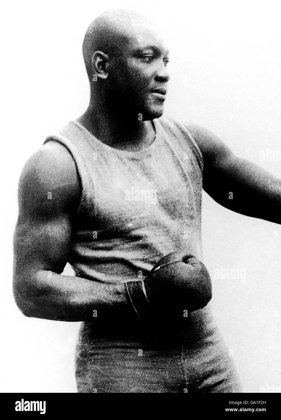 Boxen - Schwergewicht - Jack Johnson Stockfoto