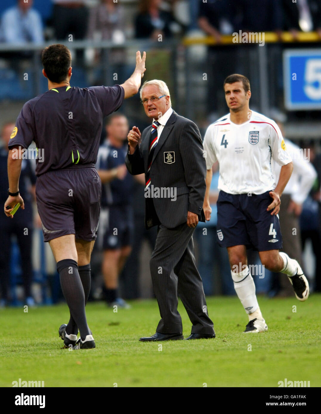 Fußball - UEFA unter 21 WM - Halbfinale - Holland V England - Abe Lenstra Stadion Stockfoto