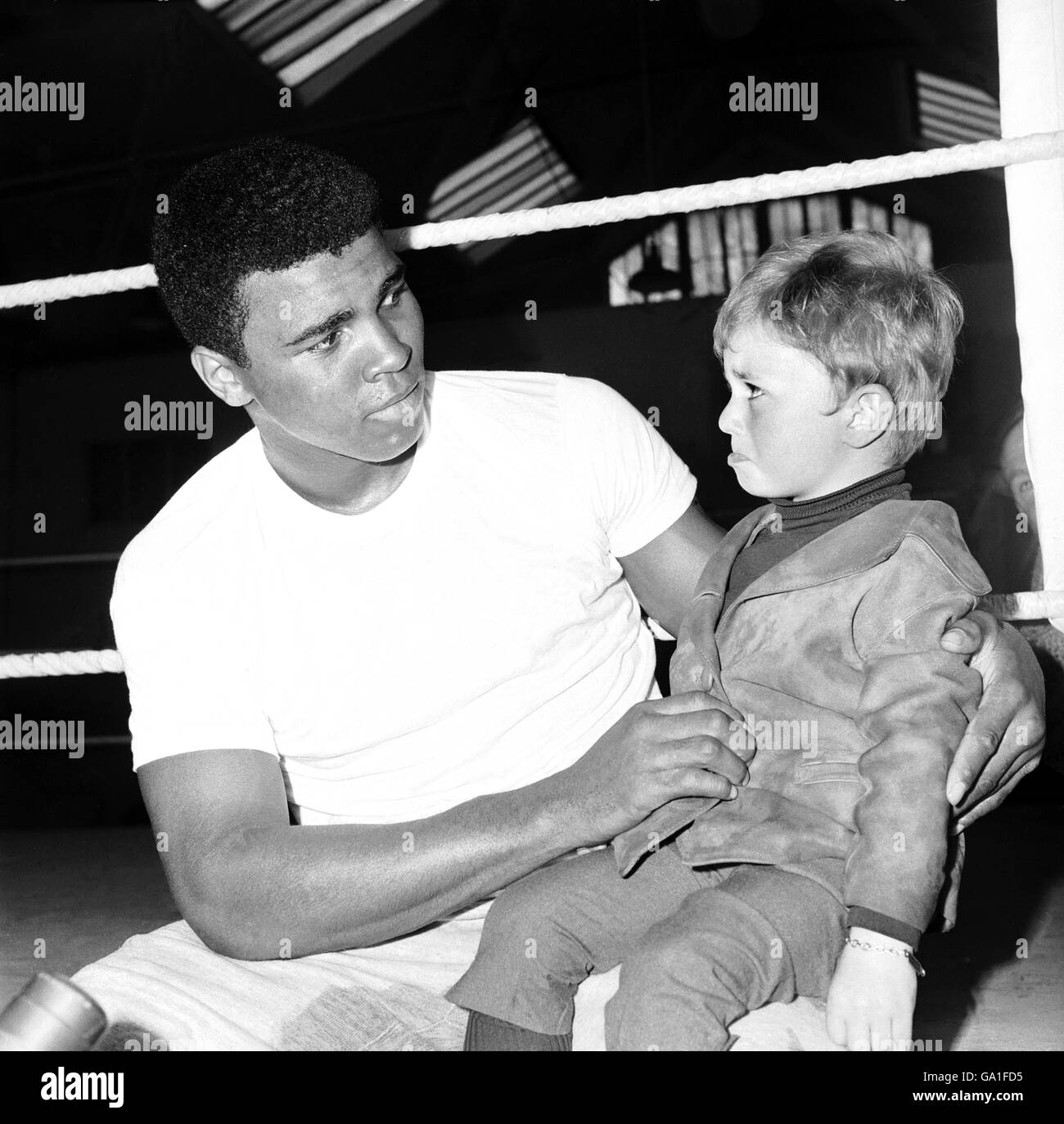 Boxen - World Heavyweight Championship - Muhammad Ali V Henry Cooper - Ali Training Stockfoto