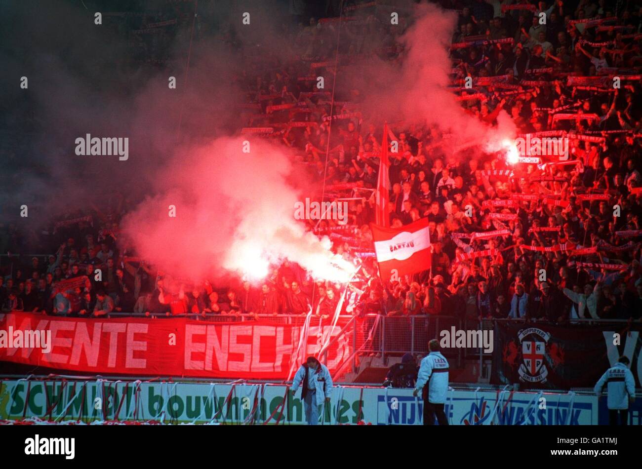 Fußball - UEFA-Pokal - erste Runde - Rückspiel - FC Twente Enschede V Polonia Warschau Stockfoto