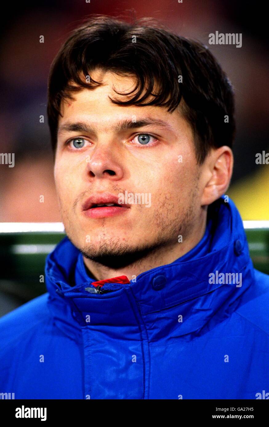 Internationaler Fußball - Weltmeisterschaft 2002 Europäische Playoff - Erstes Bein - Belgien - Tschechische Republik. Libor Sionko, Tschechische Republik Stockfoto