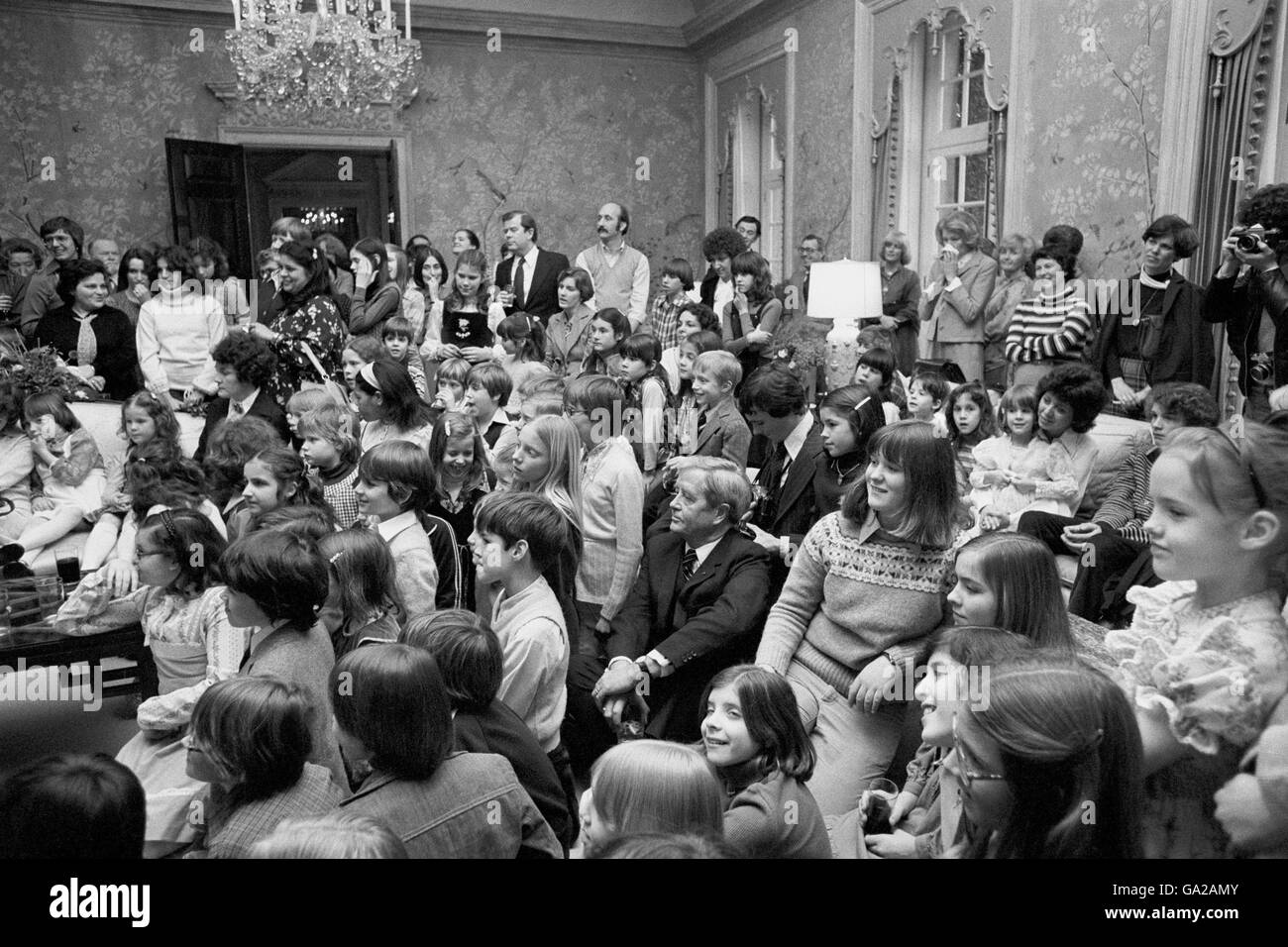 DER BOTSCHAFTER ERGREIFT DAS WORT... Stockfoto