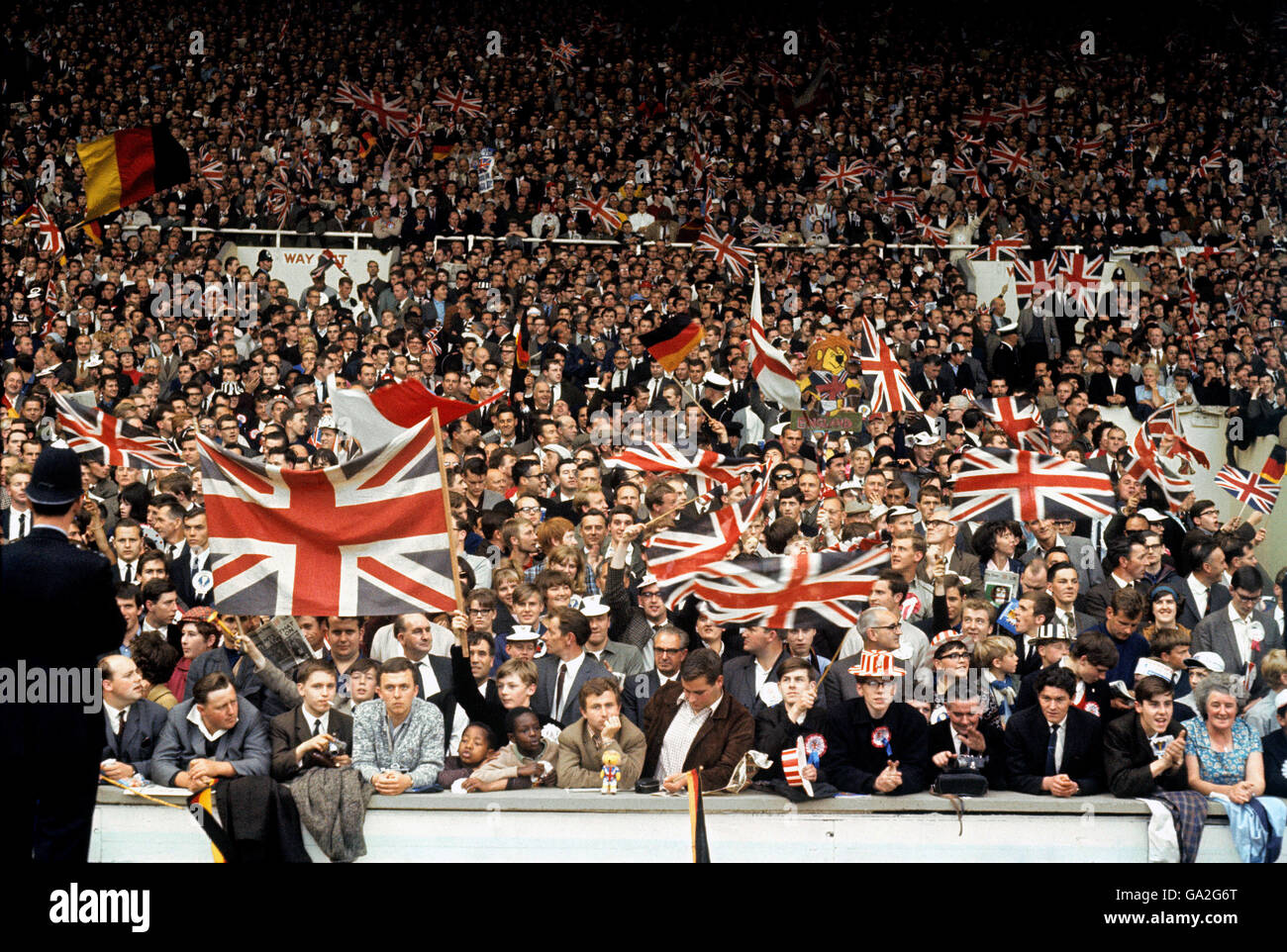 England / West Deutschland - 1966 WM-Finale - Wembley-Stadion Stockfoto