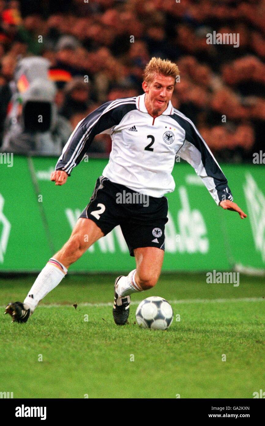 Internationale Fußball - Welt-Cup 2002 Europäische Playoff - Rückspiel - Deutschland gegen Ukraine Stockfoto