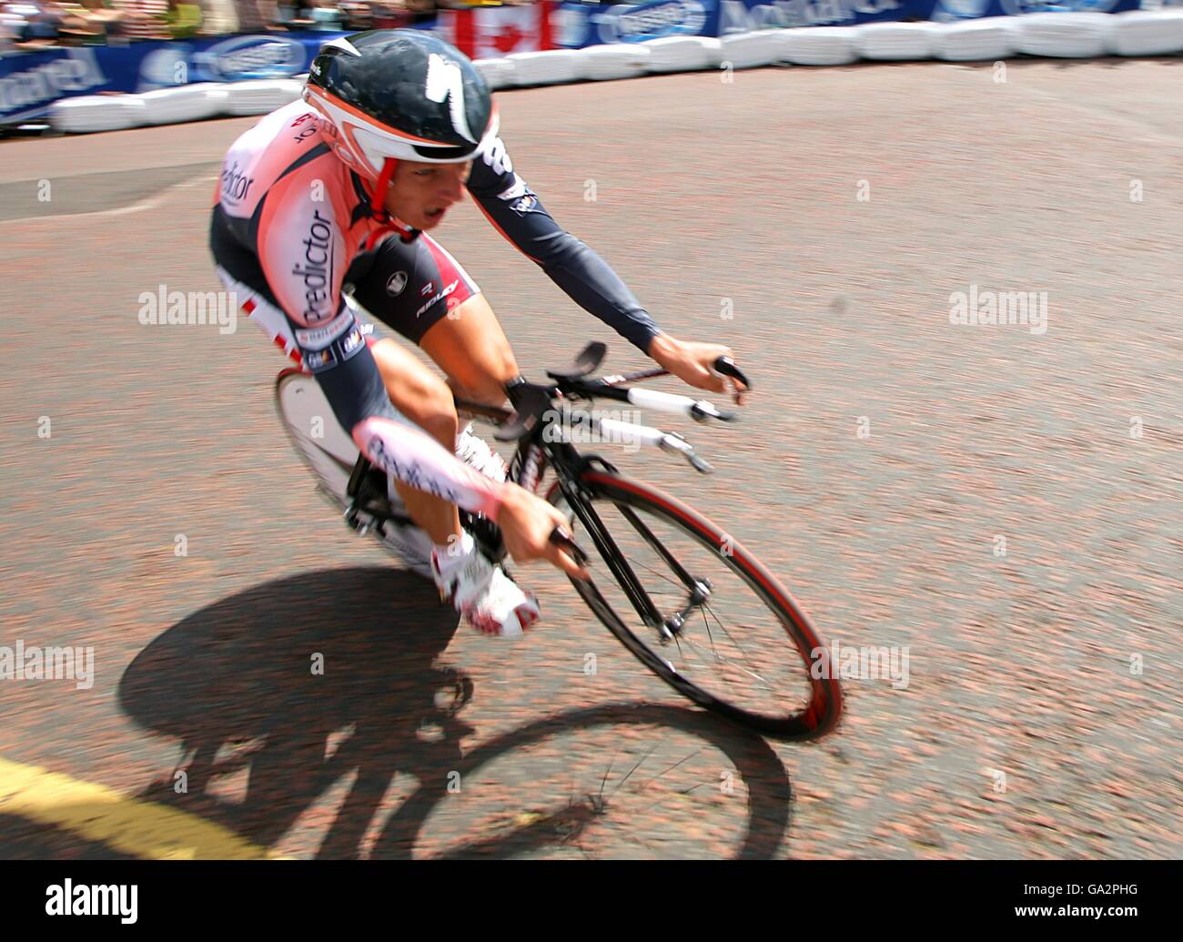 Radfahren - Tour de France - Prolog - London. Der belgische Wim Vansevenant vom Predictor-Lotto Team Stockfoto