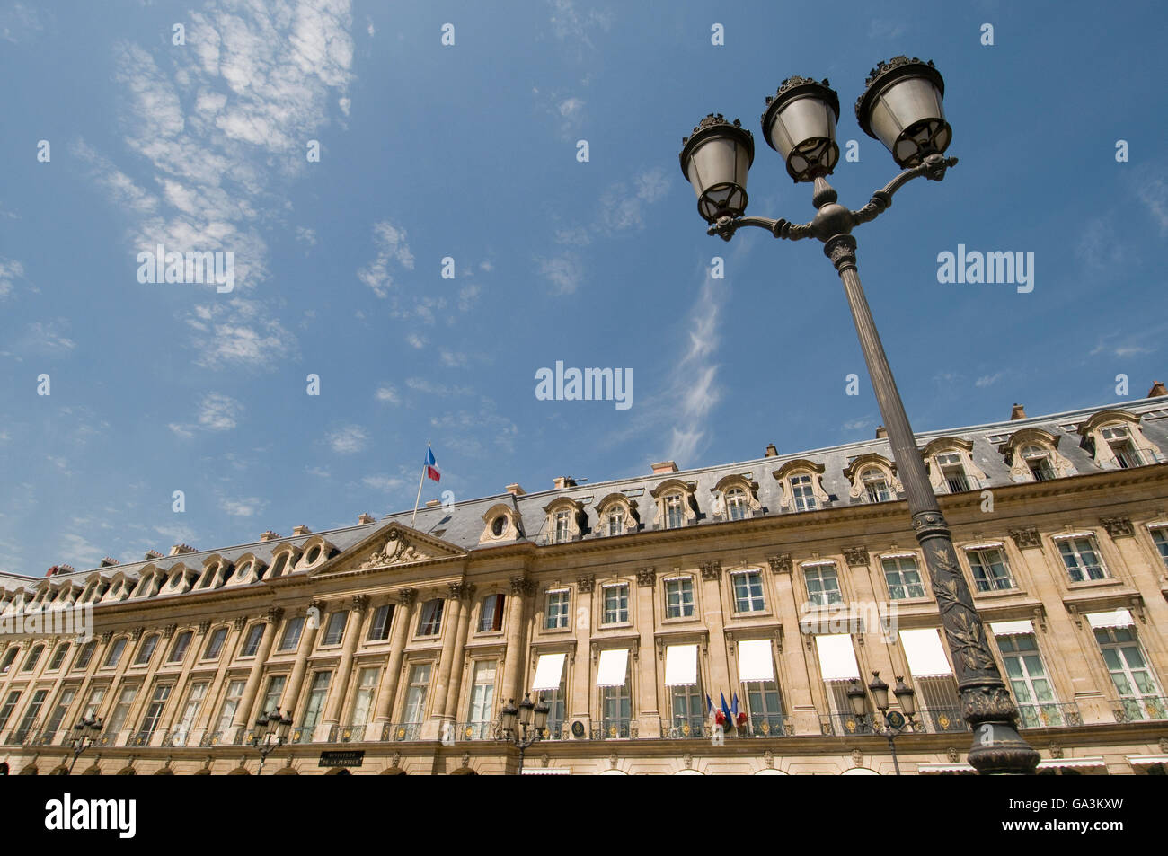 Hotel Ritz, Place Vendome, Paris, Frankreich Stockfoto