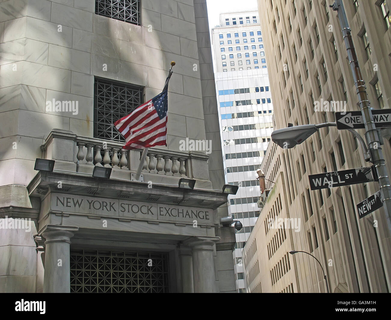 New York Börse Stockfoto