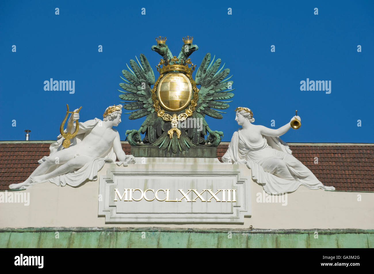 Palais Pallavicini oder Palais Fries Palast, Josefsplatz, Wien, Austria, Europe Stockfoto