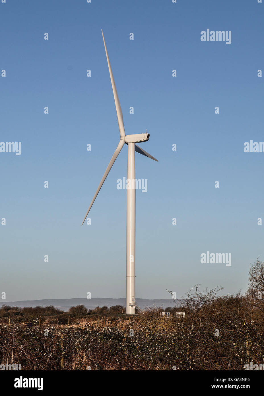 Wind Turbine Avonmouth Stockfoto