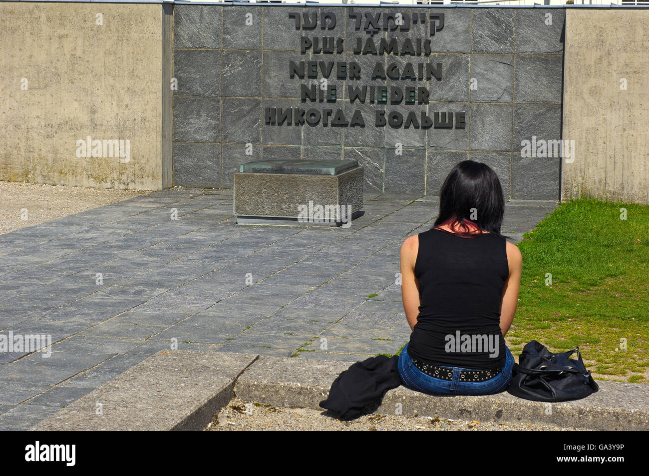 Dachau, KZ, Memorial Site, Bayern, Deutschland, Europa. Stockfoto