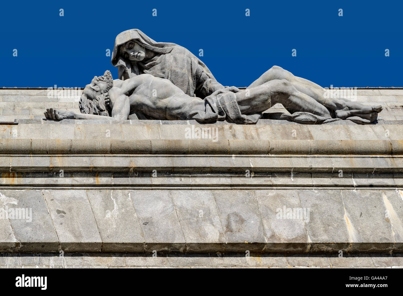 Tal der gefallenen (Valle de Los Caídos), Provinz Madrid, Spanien. Stockfoto
