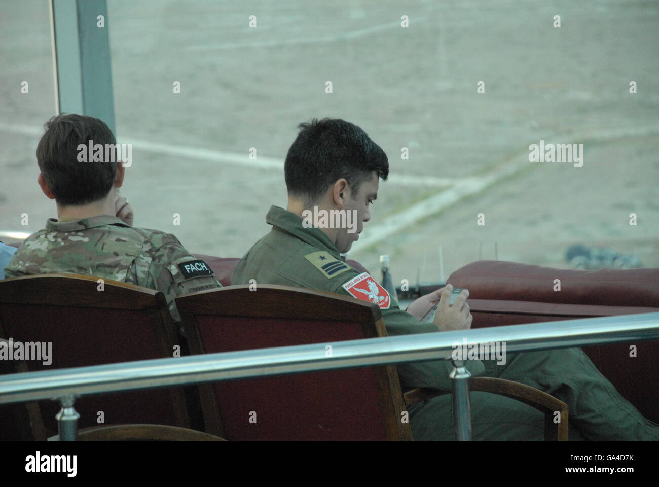 Kommandeure in Konya AFB während der ISIK 2016 Combat Search and Rescue Übung Stockfoto
