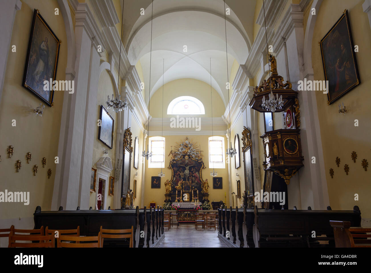 Wien, Wien, Kirche St. Josefskirche am Kahlenberg Österreich Wien 19. Stockfoto