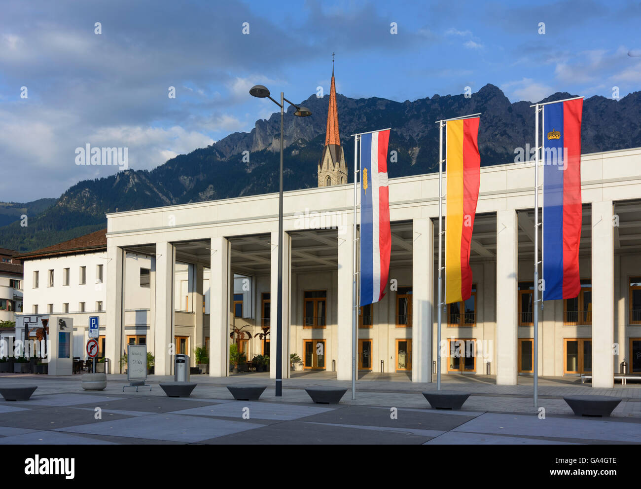 Schaan Veranstaltungszentrum Saal bin Lindaplatz (SAL) Liechtenstein Stockfoto