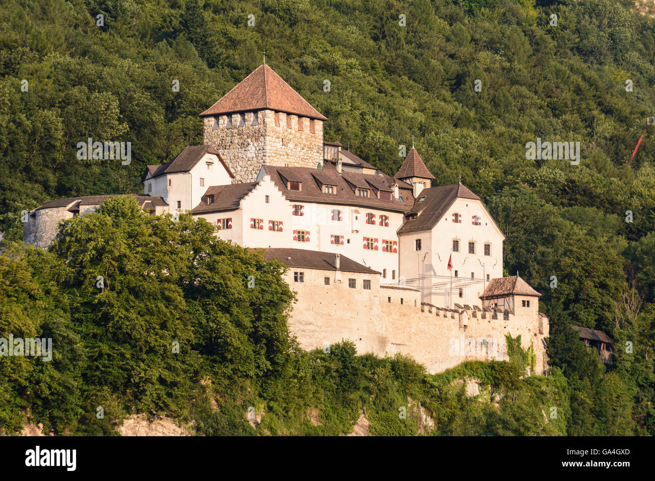 Schloss Vaduz-Vaduz Liechtenstein Stockfoto