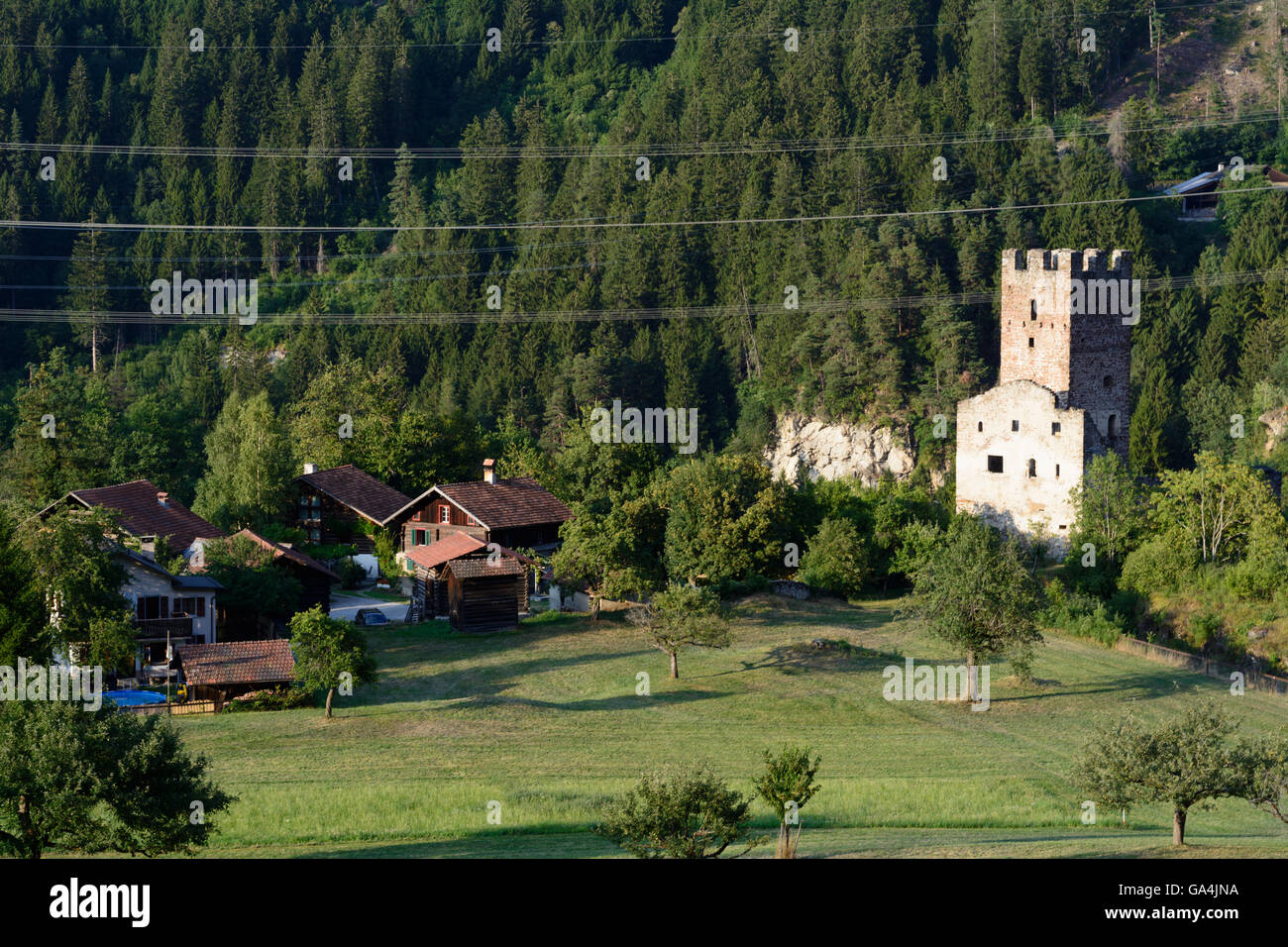 Sils Im Domleschg Burg Campell (Campi) Schweiz Graubünden, Graubünden