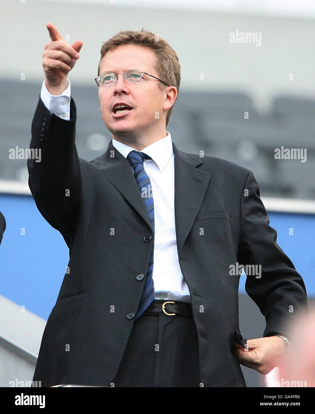 Chris Mort, Vorsitzender von Newcastle United, während des Freundschaftsspielen vor der Saison gegen Celtic im St. James' Park, Newcastle. Stockfoto