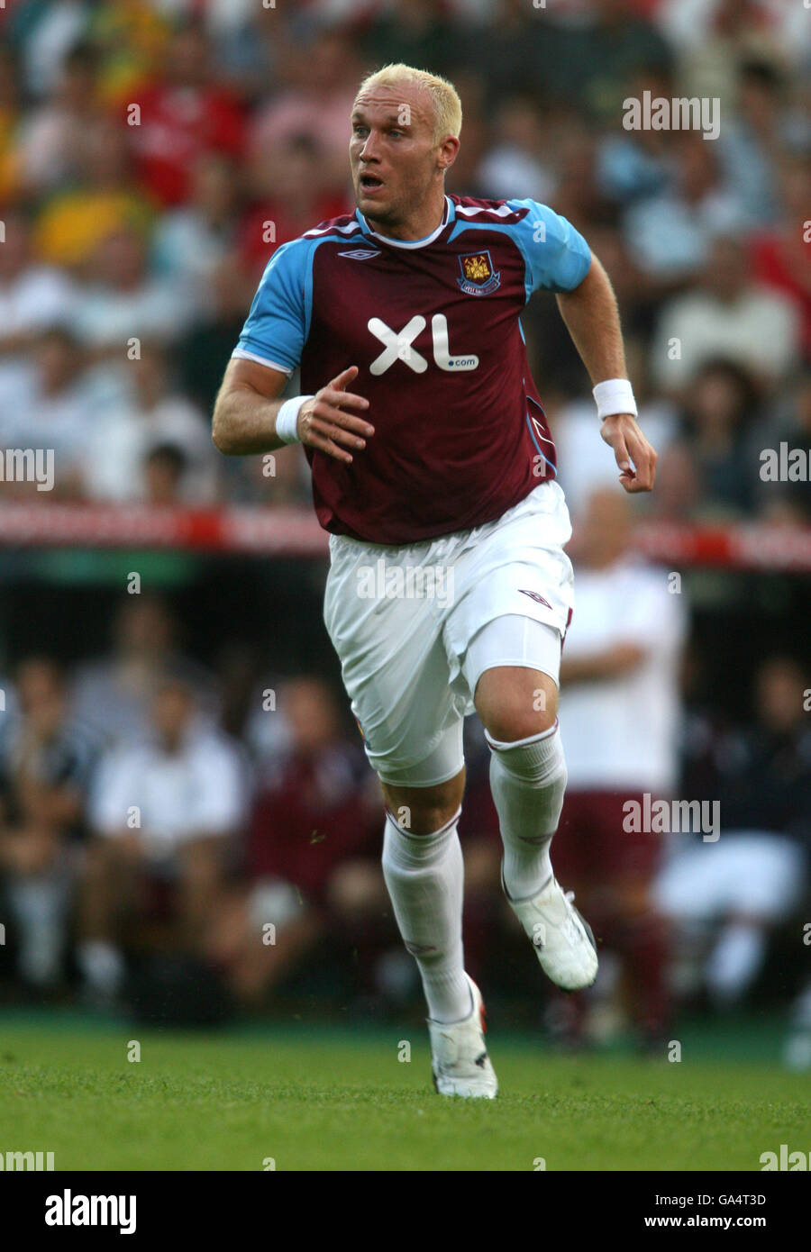 Fußball - freundlich - Norwich City / West Ham United - Carrow Road. Dean Ashton von West Ham United Stockfoto