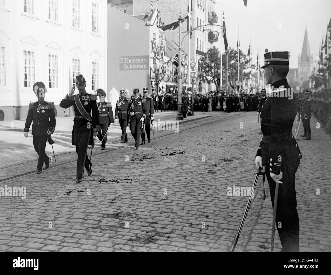 König Haakon VII von Norwegen Stockfoto