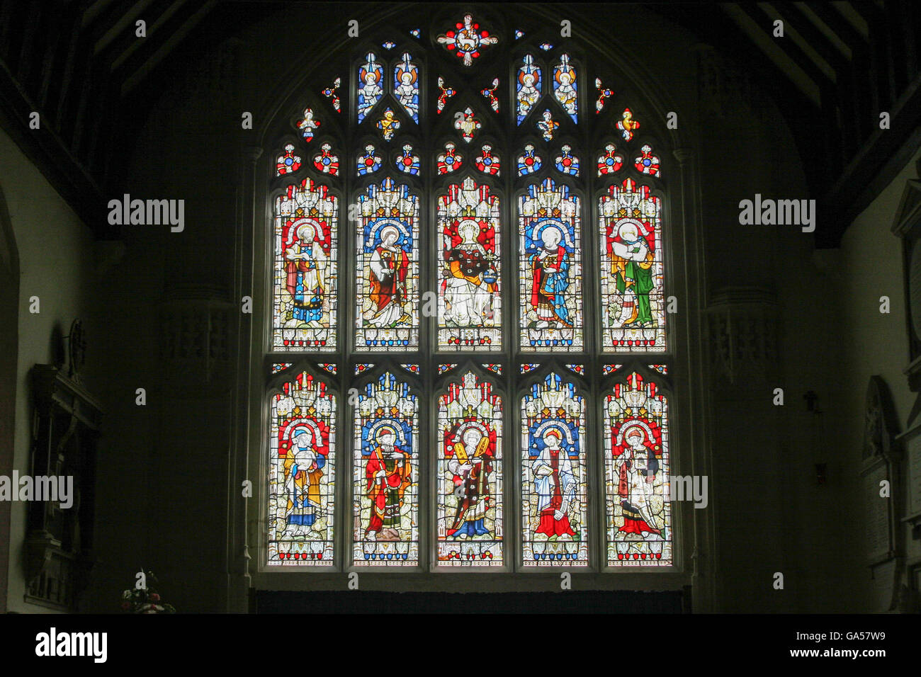 St Peter Kirche, Titchfield, Hampshire Stockfoto