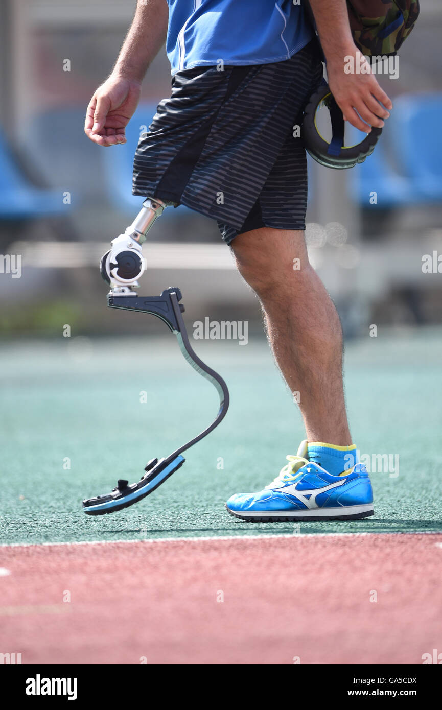 Leichtathletikstadion Machida, Tokyo, Japan. 2. Juli 2016. Gesamtansicht, 2. Juli 2016 - Leichtathletik: Kanto-Para-Leichtathletik-Weltmeisterschaft im Leichtathletikstadion Machida, Tokyo, Japan. © AFLO SPORT/Alamy Live-Nachrichten Stockfoto