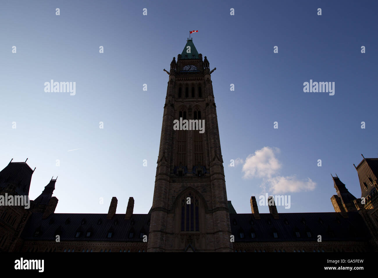 Ottawa, Ontario, Kanada. 26. Juli 2015. Parliament Hill in Ottawa Ontario, auf Sonntag, 26. Juli 2015. © Lars Hagberg/ZUMA Draht/Alamy Live-Nachrichten Stockfoto