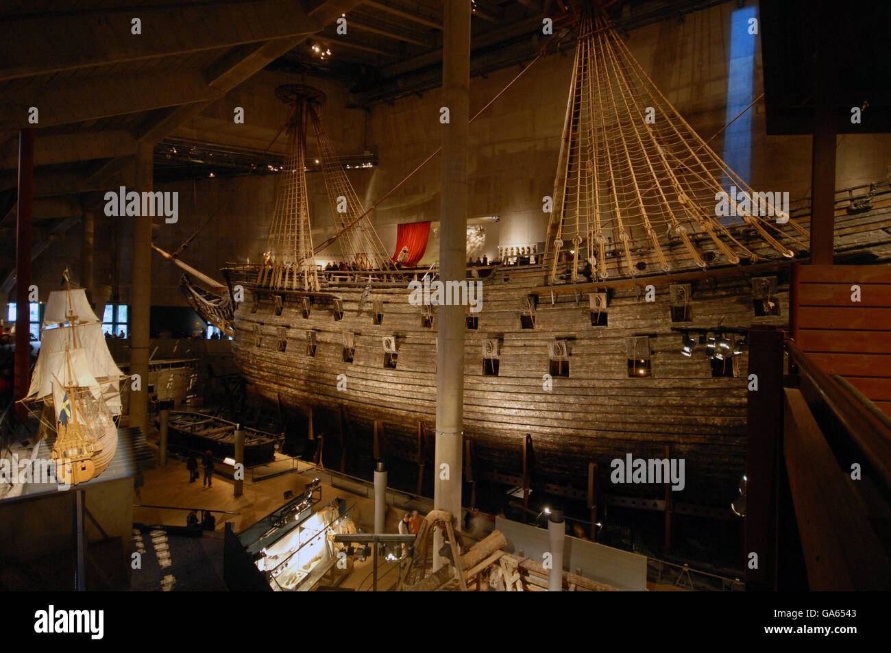 Vasa-Museum, Stockholm Stockfoto