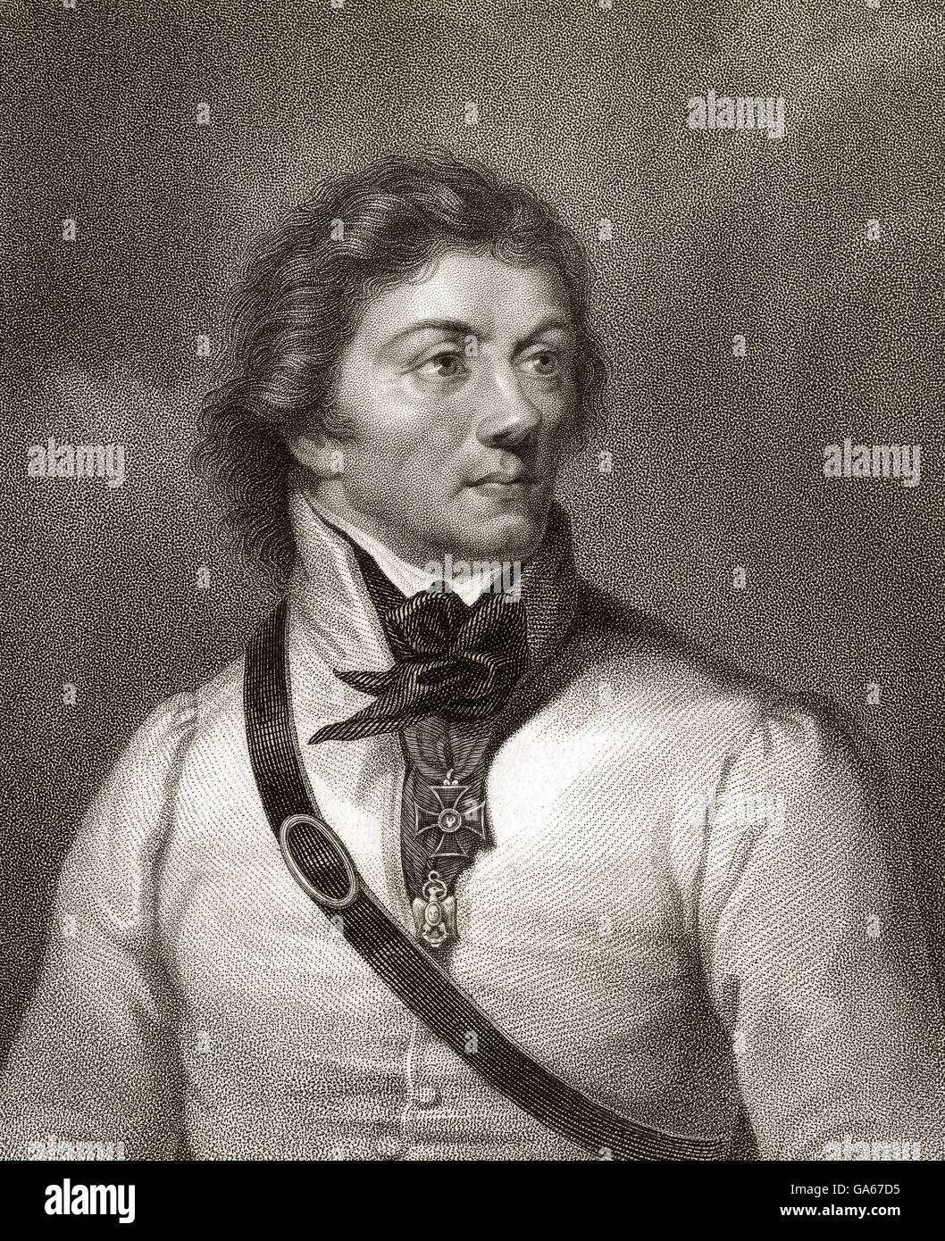 Andrzej Tadeusz Bonawentura Kościuszko oder Andrew Thaddeus Bonaventure Kościuszko; 1746 - 1817, ein nationaler Held in Polen, Andrz Stockfoto