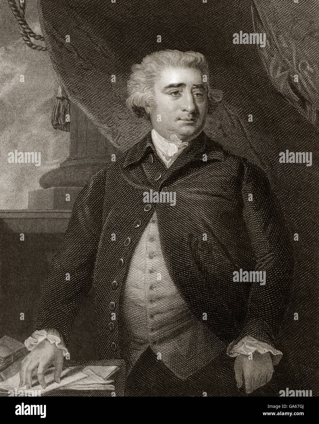 Charles James Fox, 1749-1806, eine britische Whig-Staatsmann Stockfoto