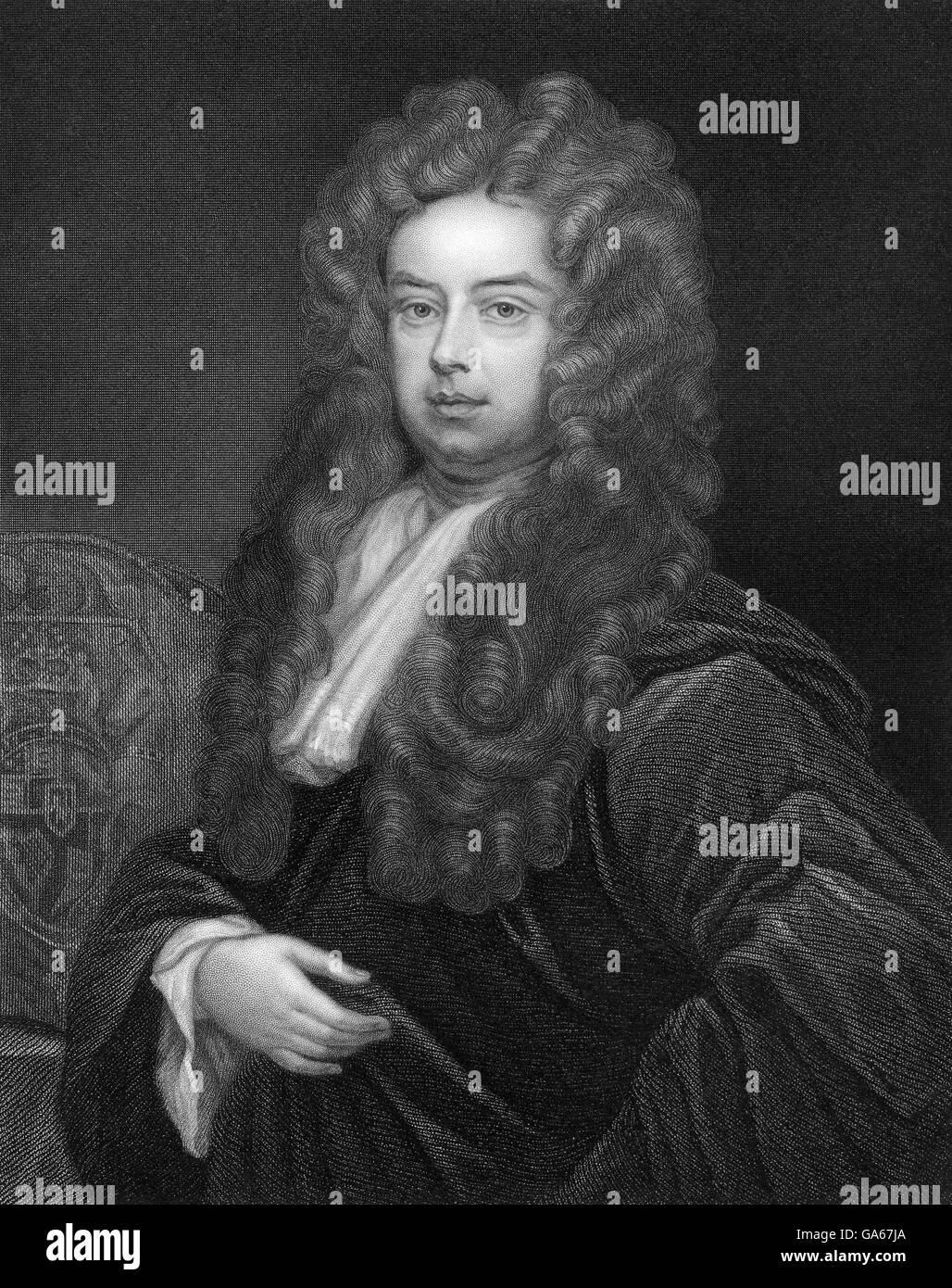 John Somers, 1st Baron Somers, 1651-1716, eine englische Whig Jurist und Staatsmann Stockfoto