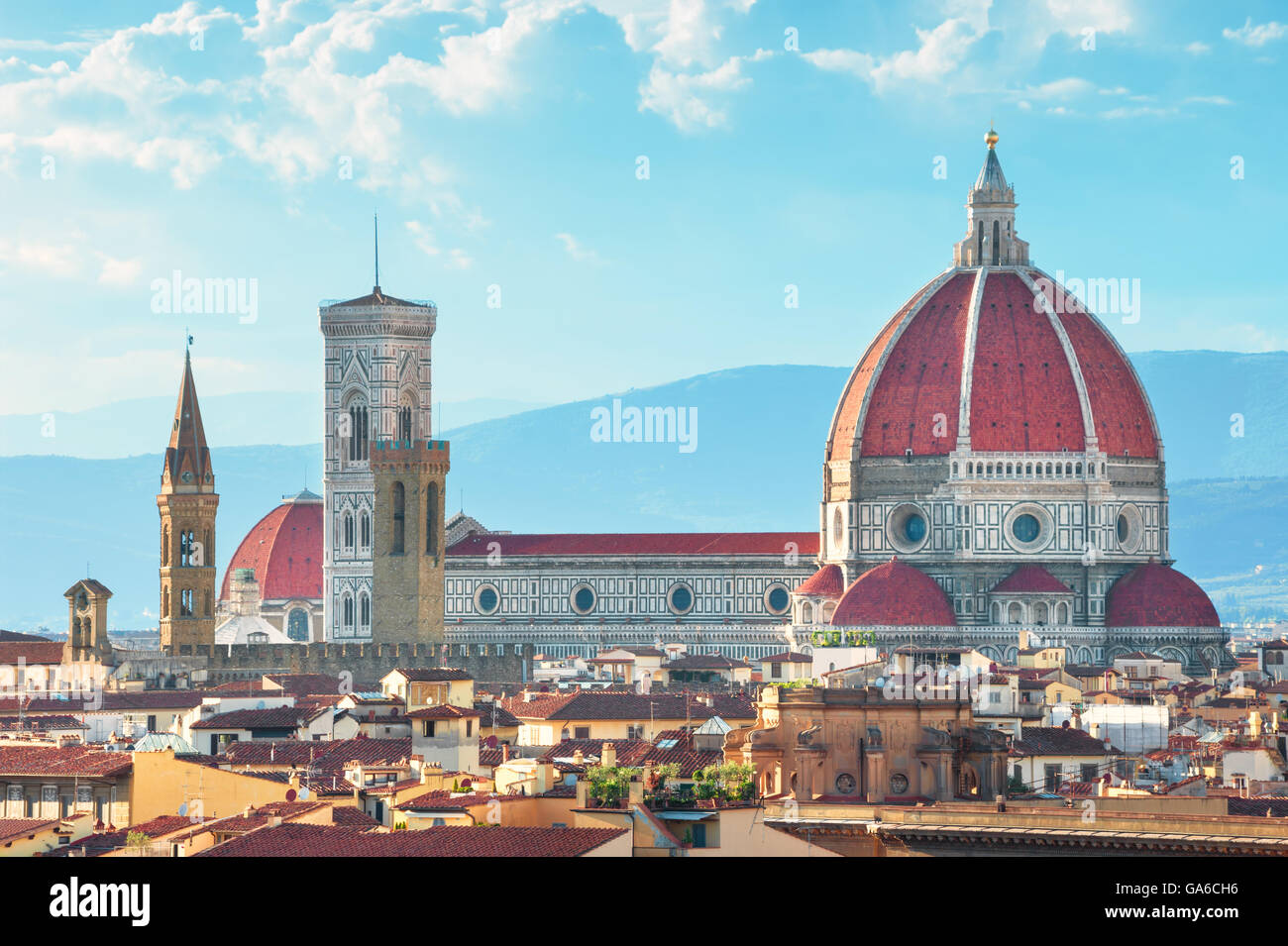 Kathedrale (Santa Maria del Fiore) in Florenz, Italien. Stockfoto